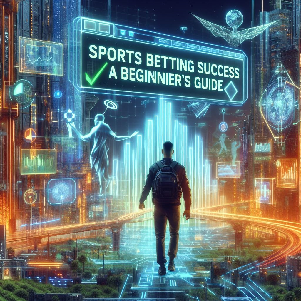 Illustration representing the excitement and profitability of Beginner's Guide: Sports Betting Success to Turning Passion into Profit.